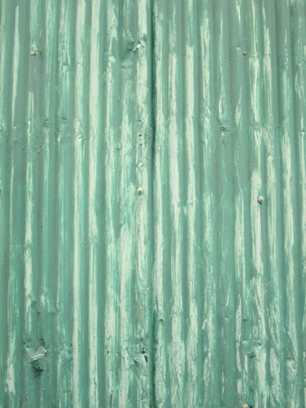 Green steel sheetの写真素材