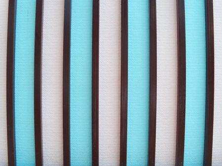 Striped pink blue doorの写真素材