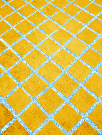 yellow pavementの写真素材