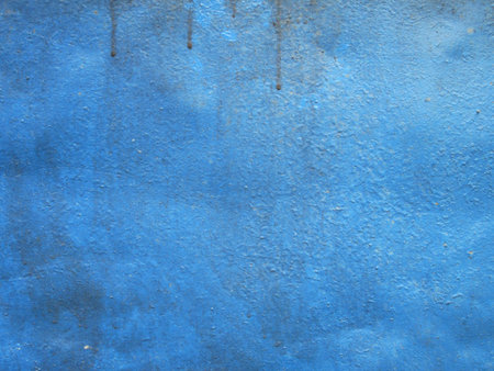 Abstract detailed blue metal wall background texturの写真素材
