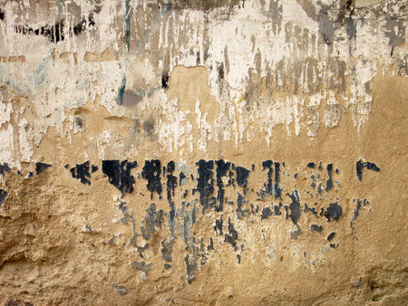 Grunge wall of the old house. Textured backgroundの写真素材