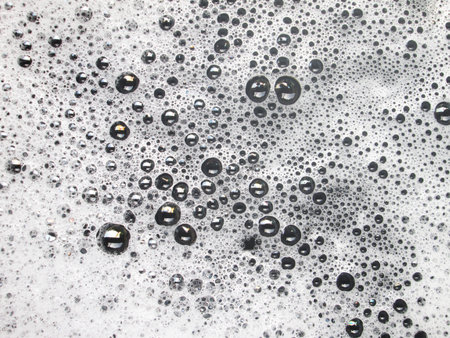White foam textureの写真素材