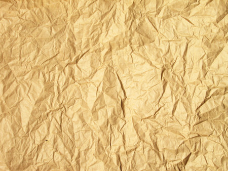 Crumpled paper texture. Old recycled paper backgroundの写真素材