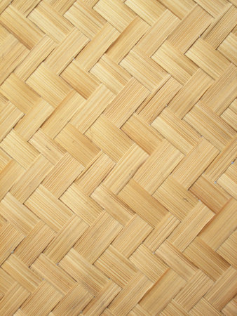 close up woven bamboo pattern