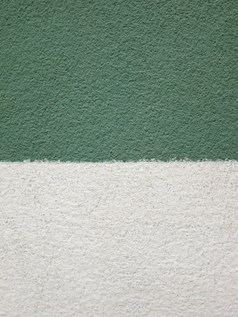 Lime green walls with white backgroundの写真素材