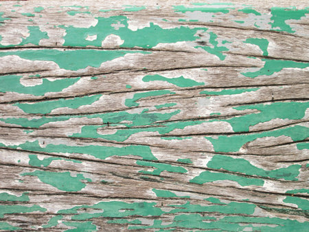 old green board with crackの写真素材