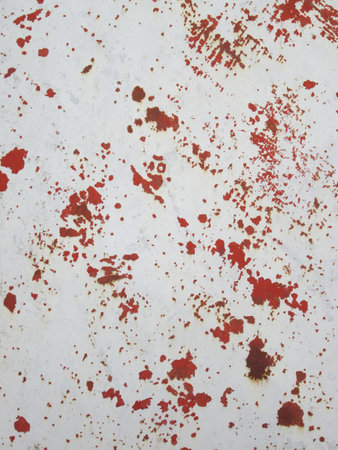 background of rusted metal and paintの写真素材