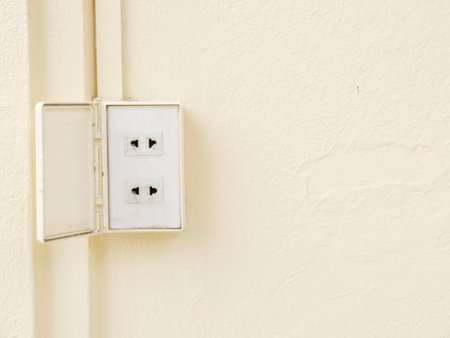 Household Electrical Outlet on wall