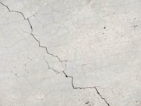 crack on cement textureの写真素材