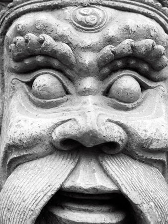 BANGKOK, THAILAND - September 12: Chinese Stupa on 12 September.2014 at Temple of the Emerald Buddha (Wat Pho Kaew), Bangkok, Thailandのeditorial素材