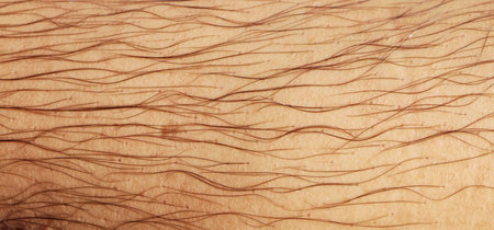 Mans hairy leg texture closeupの写真素材