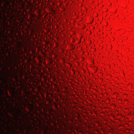 closeup drops of water on the car after rainの写真素材