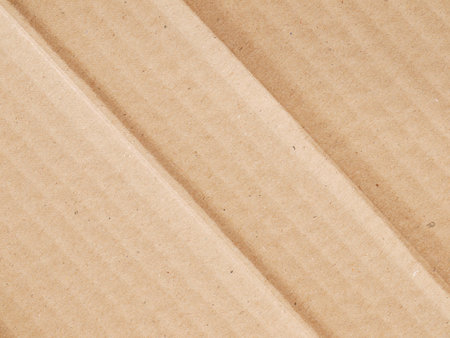 crumpled brown paper box textureの写真素材