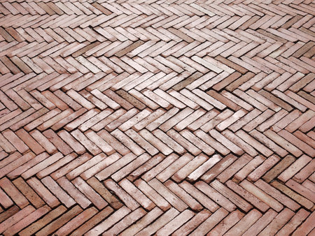 red brick floor textureの写真素材