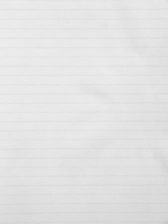 Blank white paper linedの写真素材