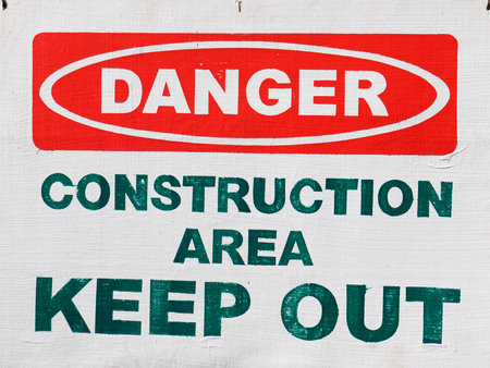 do not Enter, DANGERの写真素材