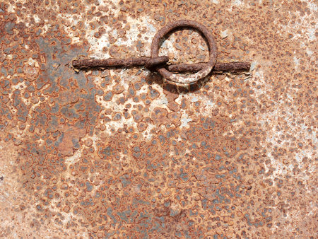 Rust texture as metal plate background