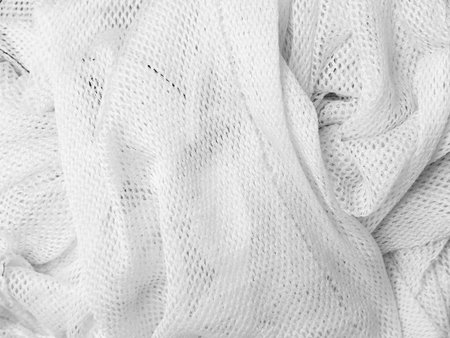 white fabric cloth textureの写真素材