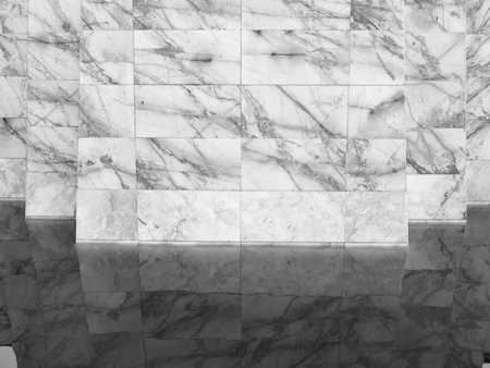 gray marble decor tilesの写真素材