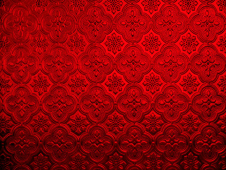 glass with pattern