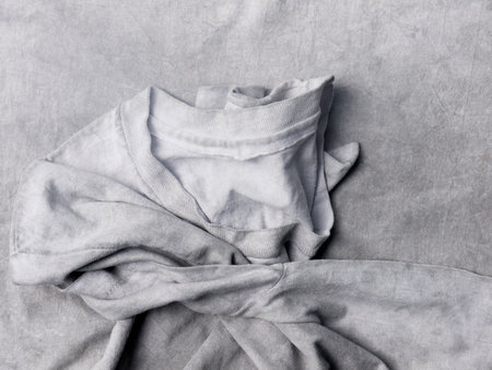Dirty white t-shirtの写真素材
