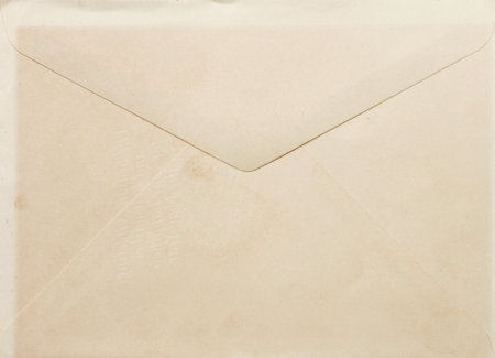 Old paper envelope textureの写真素材
