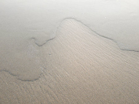 sand beach with water sea closeupの写真素材