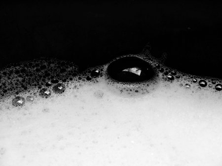 Foam whiteの写真素材