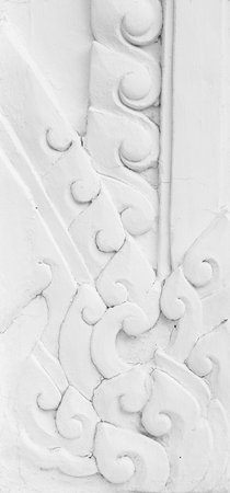 Wall white antique art thai background