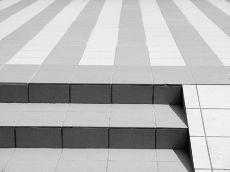 tile on floor patternの写真素材