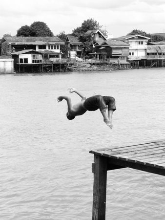 Children diveの写真素材