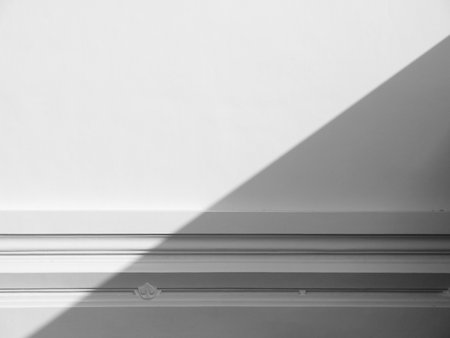 shadow on white wall