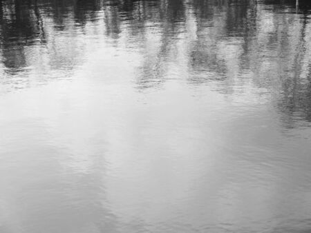 abstract black and white wave water texture,backgroundの写真素材