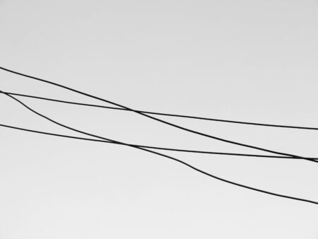 Silhouette Wireの写真素材