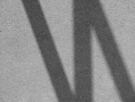 floor/cement floor texture and shadow line in monochromeの写真素材
