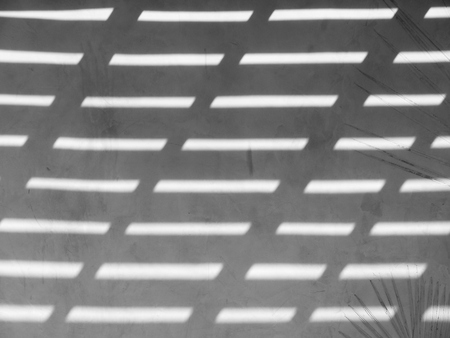 shadow on cement wallの写真素材