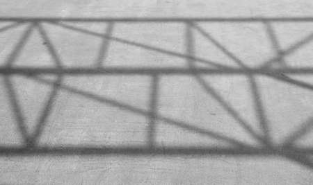 floor/cement floor texture and shadow line in monochromeの写真素材