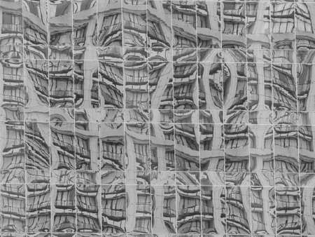 Abstract reflection mirrorの写真素材