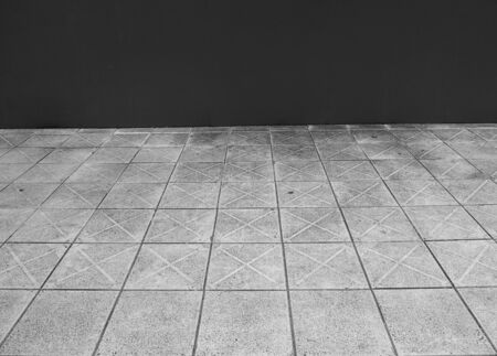 old street block floorの写真素材