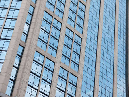 Business glass building