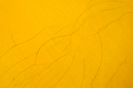 yellow car texture with crackの写真素材