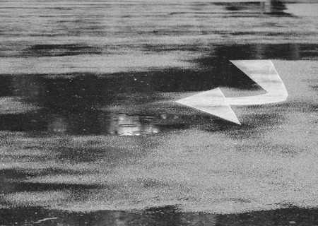 wet asphalt road textureの写真素材