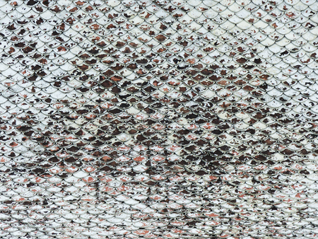 old vintage tile roof pattern