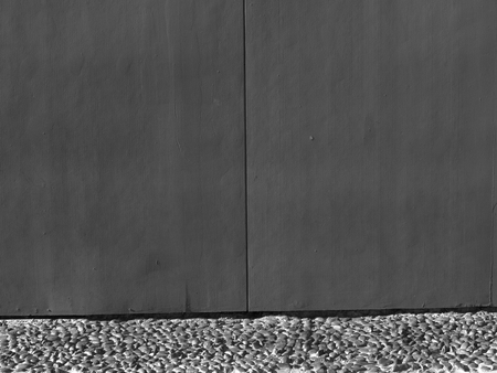 black and white street wall textureの写真素材