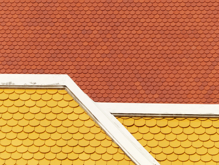 tile roof patternの写真素材