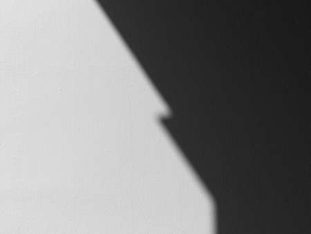 shadow on white wallの写真素材
