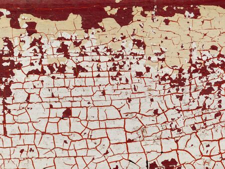 red metal with crack textureの写真素材