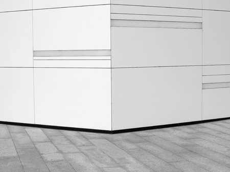 glass wall street backgroundの写真素材