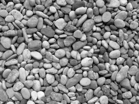 black and white pile of stone floor