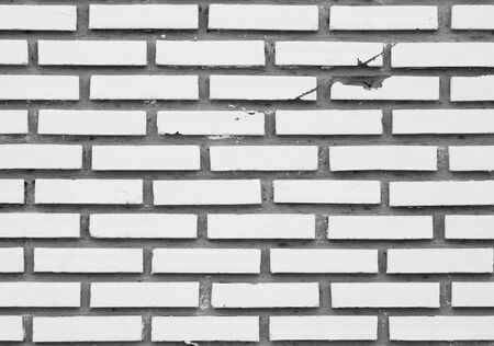 old brick wall black and white styleの写真素材